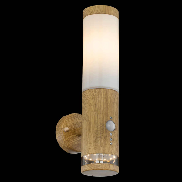 Elewacyjna LAMPA zewnętrzna JAICY 34070S Globo kinkiet do ogrodu tuba IP44 brązowa