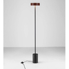 Metalowa lampa podłogowa VIRASORO LE44949 LED 17W 3000K brązowa czarna