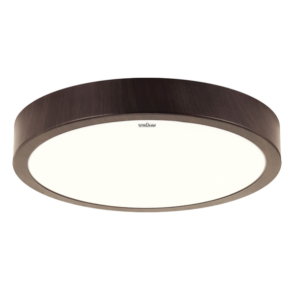 Nasufitowa lampa Atut 4154 Ideus LED 36W 4100K metalowa IP44 wenge
