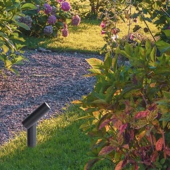 Regulowana lampa gruntowa Tatum 27894/05/29 grafitowy reflektorek