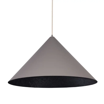 Stożek lampa wisząca VESUVIO 41062 metalowa szara czarna