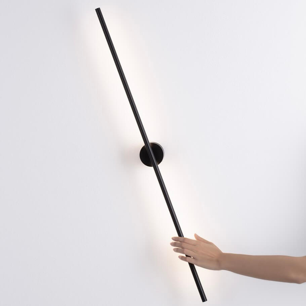 Minimalistyczny kinkiet ścienny CASAS LE44365 LED 15W 3000K listwa czarny