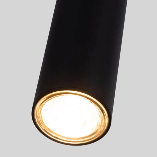 Jadalniana lampa zwisająca nad stół Spoti ABR-ZLW4T-C Abruzzo tuby czarna