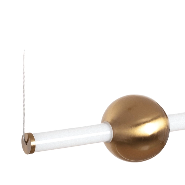 Lampa wisząca metalowa Macchinetta ABR-LWL-MACH-14W LED 14W 3000K złota