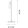 LAMPKA biurkowa PHILON 79581/05/30 Lucide stołowa LAMPA regulowana LED 4,5W 3000K stojąca czarna