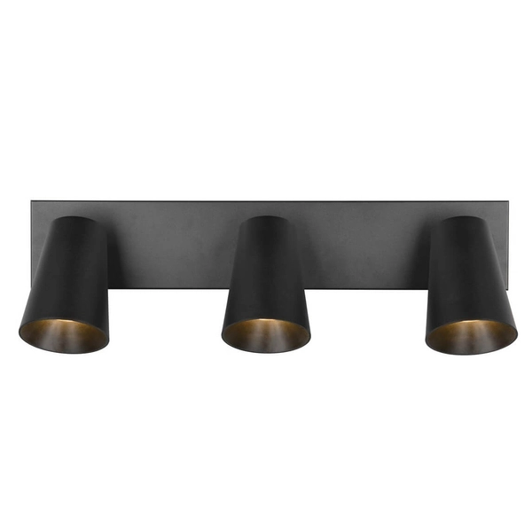 Punktowa lampa sufitowa Sharp 817100332 z regulacją tuba reflektor czarna