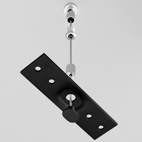 Zestaw dwóch zawieszeń do magnetycznego szynoprzewodu Exility TRA034SW-2B czarny