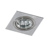 Kwadratowa lampa wpuszczana Caro AZ2435 do sypialni aluminium