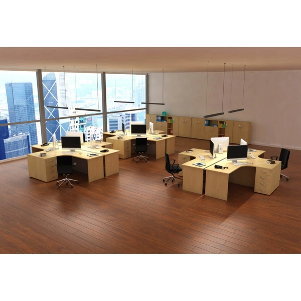 Wisząca lampa biurowa Office CGLAMPLIN40W listwa LED 40W czarna