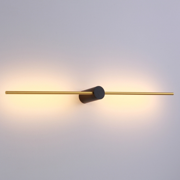 Ścienna lampa Wand 646701135 Elkim LED 10W 3000K spider złota czarna
