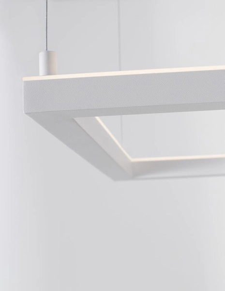 Minimalistyczna lampa wisząca Jean frame LED 30W 3000K biała