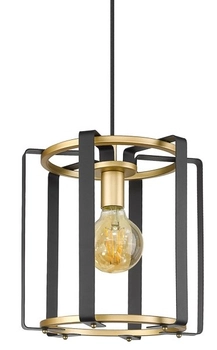 Lampa wisząca Primero PND-44003-1-BK-GD złota czarna