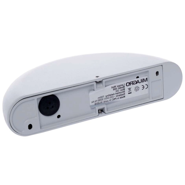 Elewacyjna LAMPA ścienna WALL ML088 Milagro kinkiet OPRAWA LED 3W 4000K do ogrodu IP44 outdoor biała