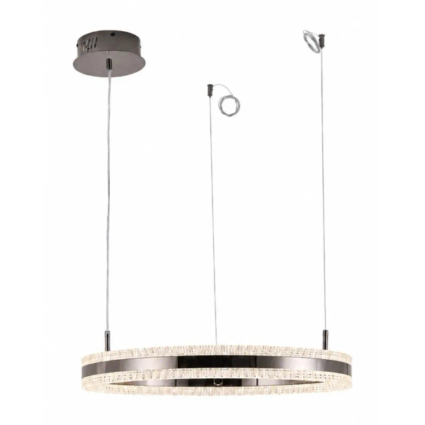 Wisząca lampa ARKADIA tytanowa ST-6376-60 1xLED 30W 3000K ring