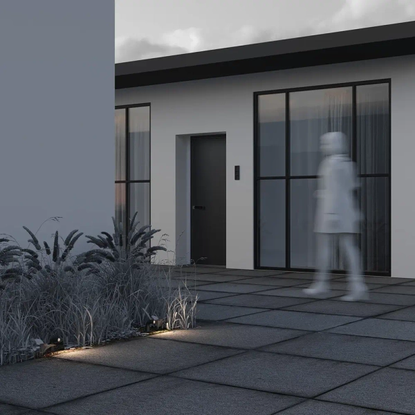 Podłużna lampa ogrodowa Sleek O477FL-L2GF3K LED 2W 3000K IP65 grafit