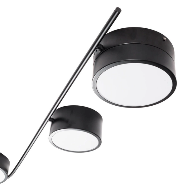 Salonowa lampa sufitowo-wisząca ZUMAIA C0250 Maxlight LED 32W 3000K okręgi czarny