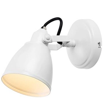 Kinkiet LAMPA ścienna FJÄLLBACKA 108084 Markslojd metalowa OPRAWA regulowana łazienkowa IP44 biała