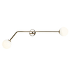 Modernistyczny kinkiet ścienny PURE 1064D30 lampa szklane kule białe złote