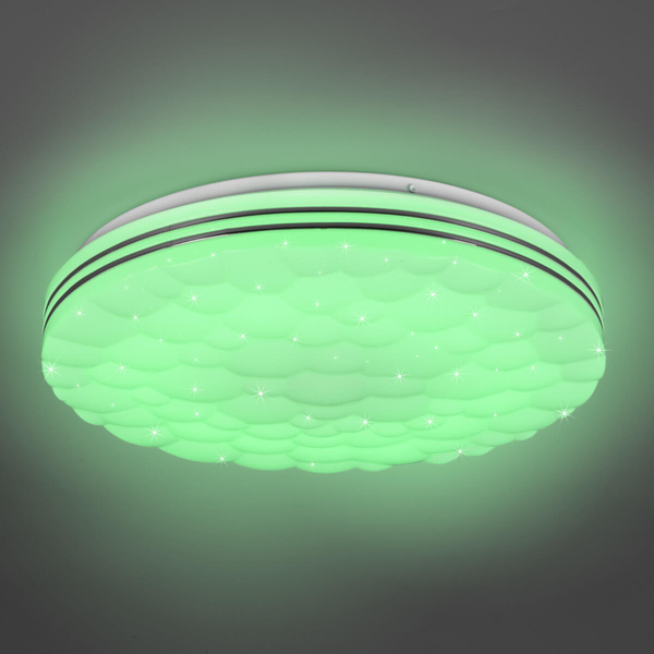 Plafon nasufitowy RGB do salonu Tiger R67131100 LED 22W 2700-6000K biały