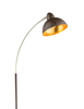 Podłogowa lampa loftowa ANITA 24703SR Globo do sypialni metal rdzawa