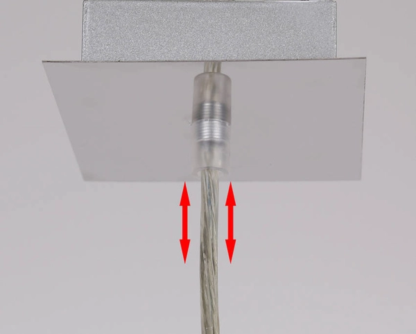 Zwisowa lampa Oden 31-03232 Candellux kula nad wyspę biała chrom