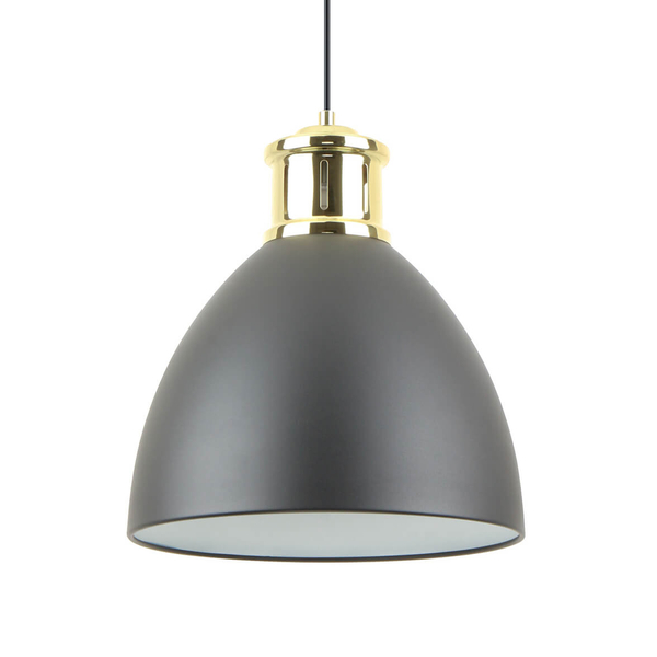 Zwisowa lampa nad wyspę Mensa A8050L-SBK Zumaline regulowana czarna złota