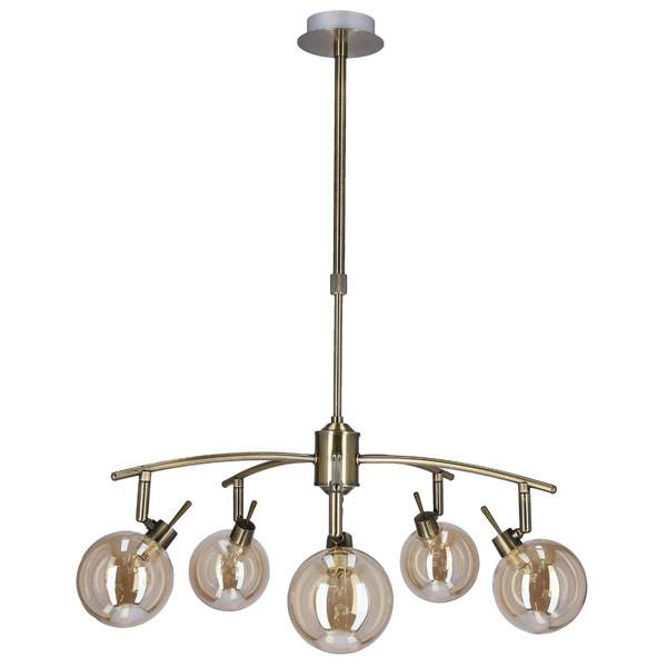 Wisząca lampa Lentini 35-16331 Candellux kule balls patyna bursztynowe