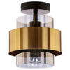 Lampa sufitowa Spiega 31-56313 Candellux tuba dymiona czarna mosiądz