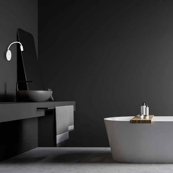 LAMPA ścienna BASE ML6353 Milagro metalowa OPRAWA kinkiet LED 10W 4000K z portem USB biały