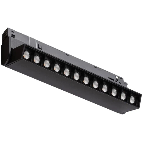 Oprawa szyny magnetyczznej 10145 LED 9W 3000K do systemu czarna