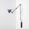 Lampa ścienna regulowana AIDA 1141C3_25 do salonu czarna kobaltowa