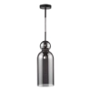 Loftowa wisząca lampa Tao TAO0110 do salonu czarny przydymiona