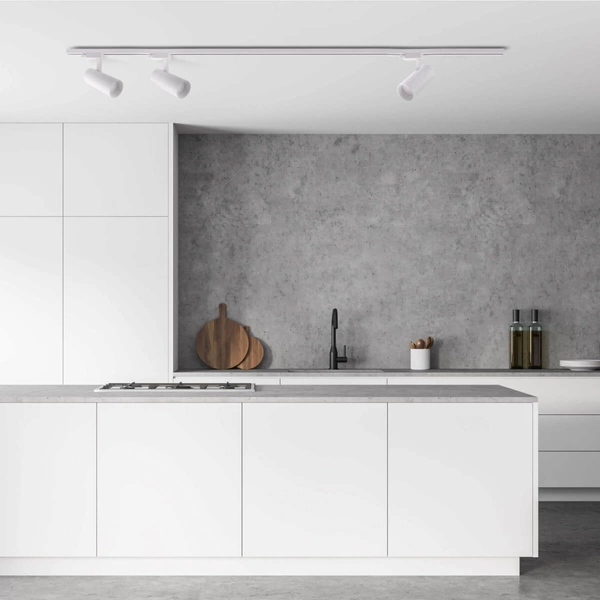 System szynowy ICE LP-732 3W WH SET Light Prestige metalowa OPRAWA zestaw listwa z reflektorkami biała