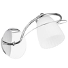 Ścienna lampa do salonu Tipene MW15105-1CR Italux szklana chrom biała