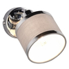 Nowoczesny plafon do sypialni Arosa 812100106 metalowy srebrny chrom