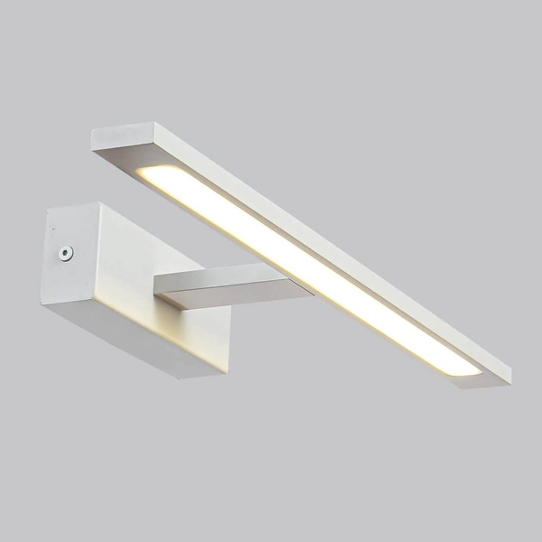 Kinkiet LAMPA ścienna ISLA GS-LWB-12W/3 WH Light Prestige metalowa OPRAWA galeryjka LED 12W 3000K nad obraz IP44 biała