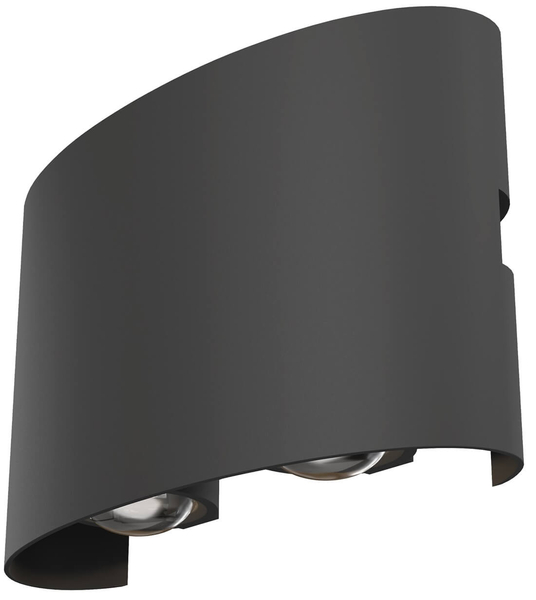 Ogrodowa lampa naścienna Strato O417WL-L4GR3K LED 4W 3000K szara