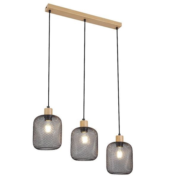 Wisząca lampa loftowa Grendel 3132 kaskada metalowa nad stół czarna