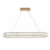 Wisząca lampa glamour ADONIS złota ST-8877P-100 1xLED 15W 3000K owalna