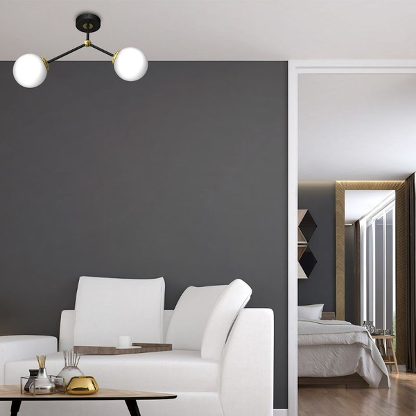 Loftowa lampa sufitowa JOY MLP7459 Milagro szklane kule białe