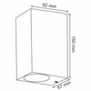 Elewacyjna lampa ścienna BOSTON 304582 IP44 satyna