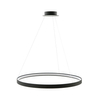 Nowoczesna lampa wisząca CIRLCE LA0722/1-BK LED 70W 3000K pierścień czarny