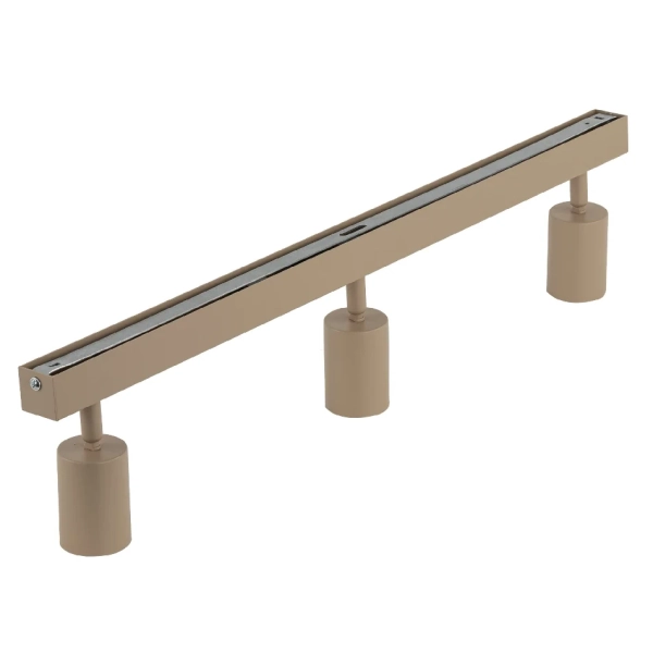 Podłużna lampa sufitowa Nex Sabia 10629 na podsufitce tubki beżowy