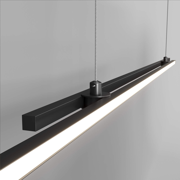 Lampa wisząca podłużna Halo MOD005PL-L36BK LED 48W 4000K czarna