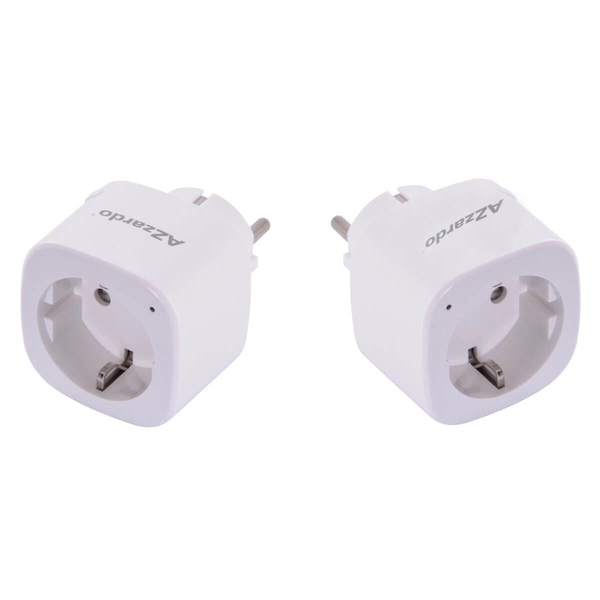 Pojedyncza wtyczka z WiFi wewnętrzna SINGLE AZ3478 Azzardo metalowa biała