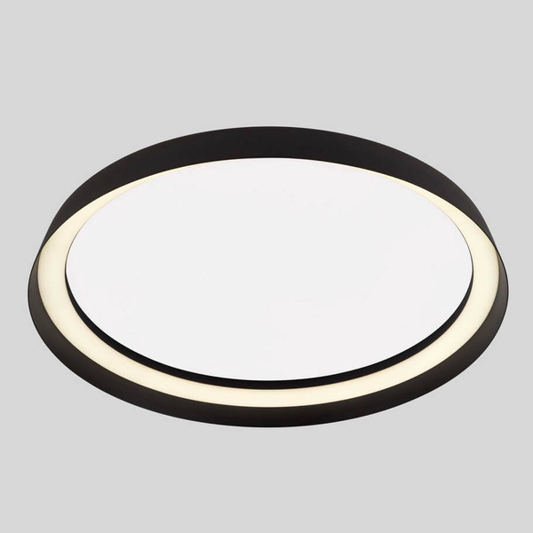 Okrągły plafon ściemnialny BATALLAS LE44650 LED 38W 2700-4000K czarny