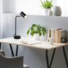 Stołowa LAMPKA stojąca VANTOS DL132512400 Trio metalowa LAMPA regulowana tuba biurkowa loft czarna