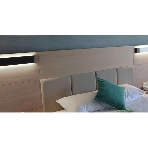 Kinkiet LAMPA ścienna ZELDA 03554 Ideus metalowa OPRAWA prostokątna LED 10W 4000K przyścienna czarna