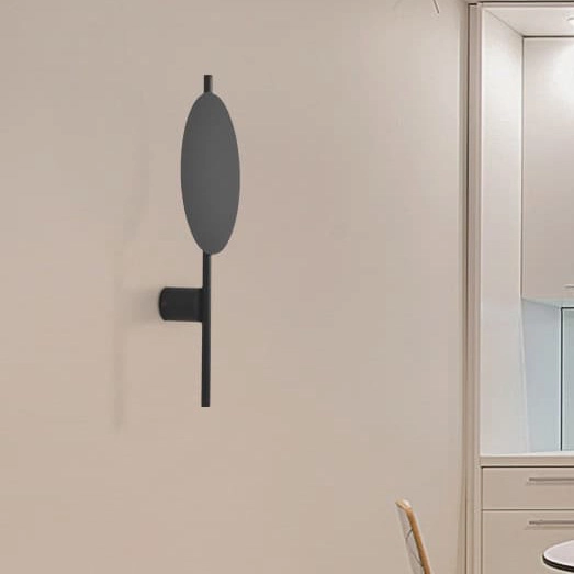 Designerska lampa naścienna Rega K-4637 Kaja czarny kinkiet nad lustro