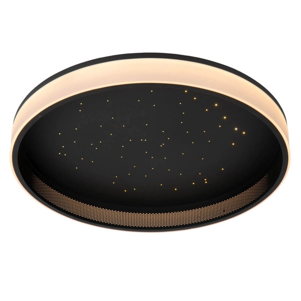 Ściemnialny plafon Estreja 71102/40/30 LED 40+10W 2500-3000K czarny